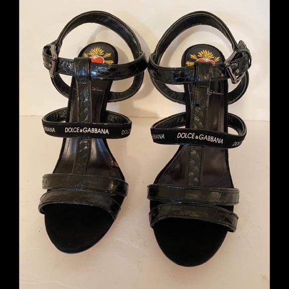 Dolce & Gabbana Shoes - Dolce Gabbana Women’s Black Sandals Size 10